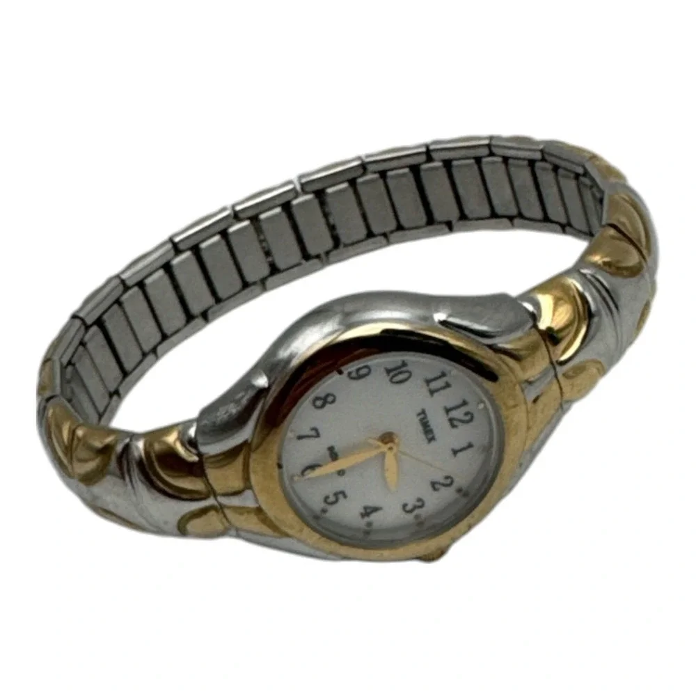 Timex Indiglo Two Tone Analog Women's Watch Untested